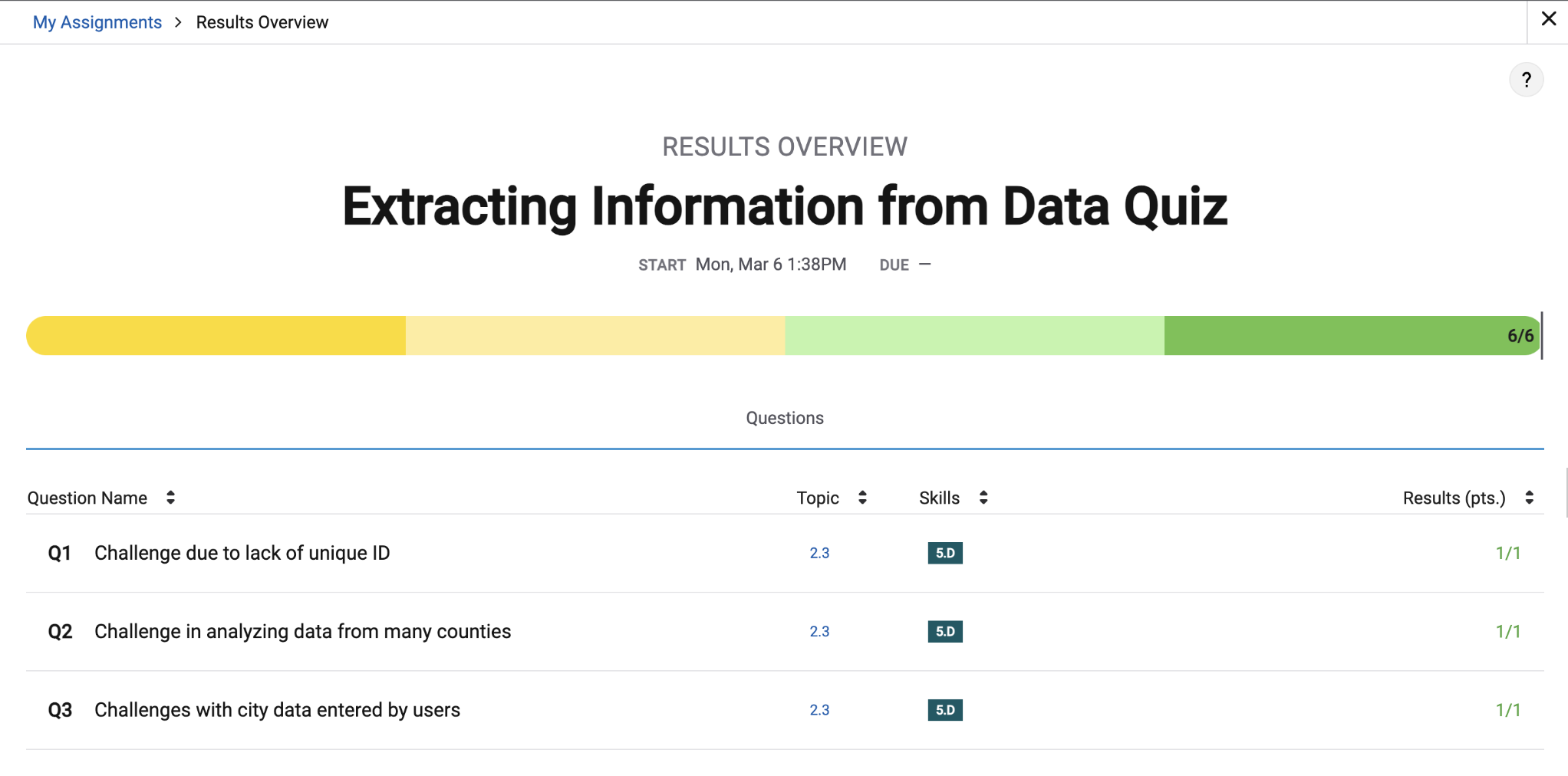 Extracting Data
